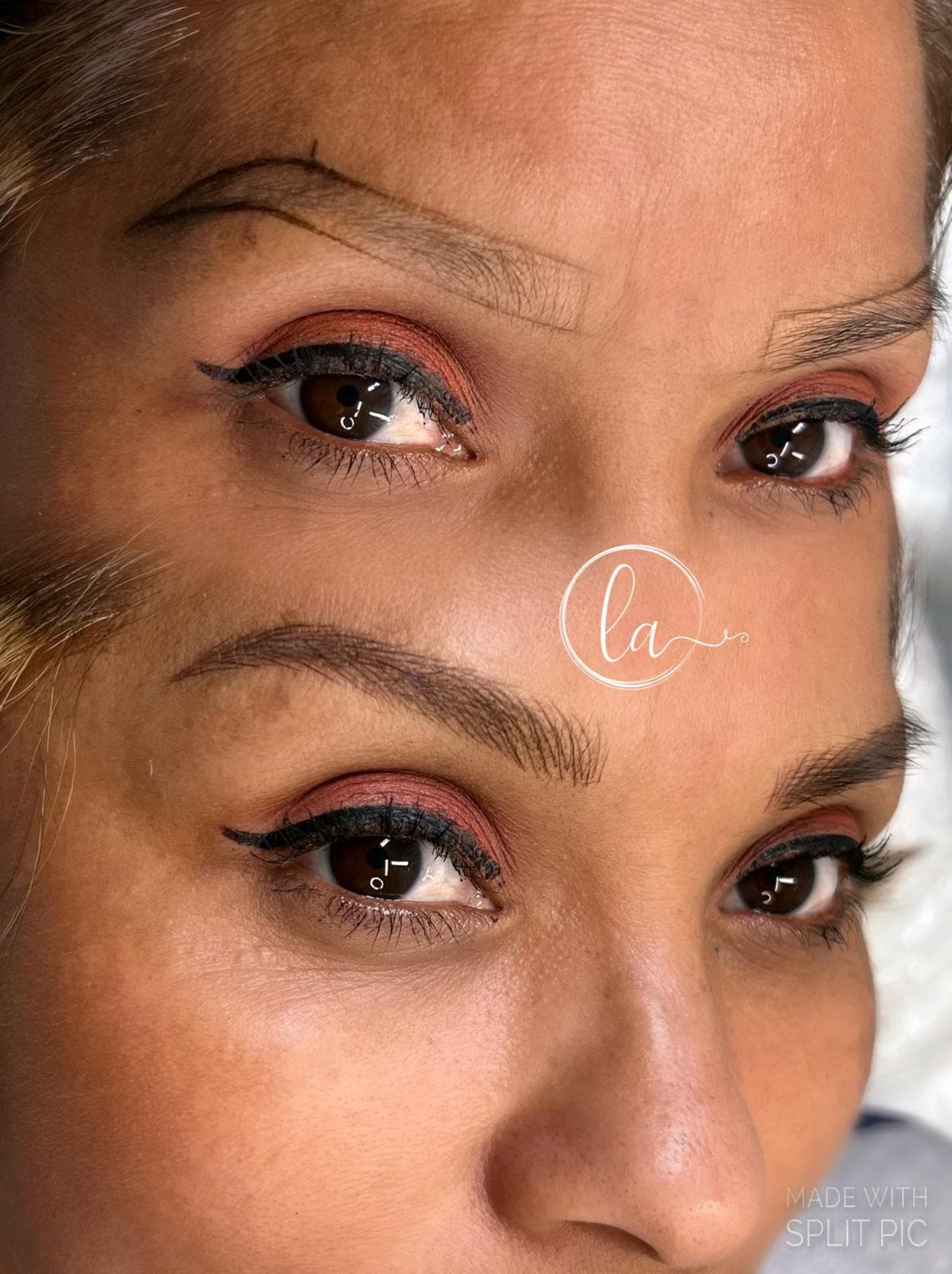 Antes y después microblading — Laura Álvarez