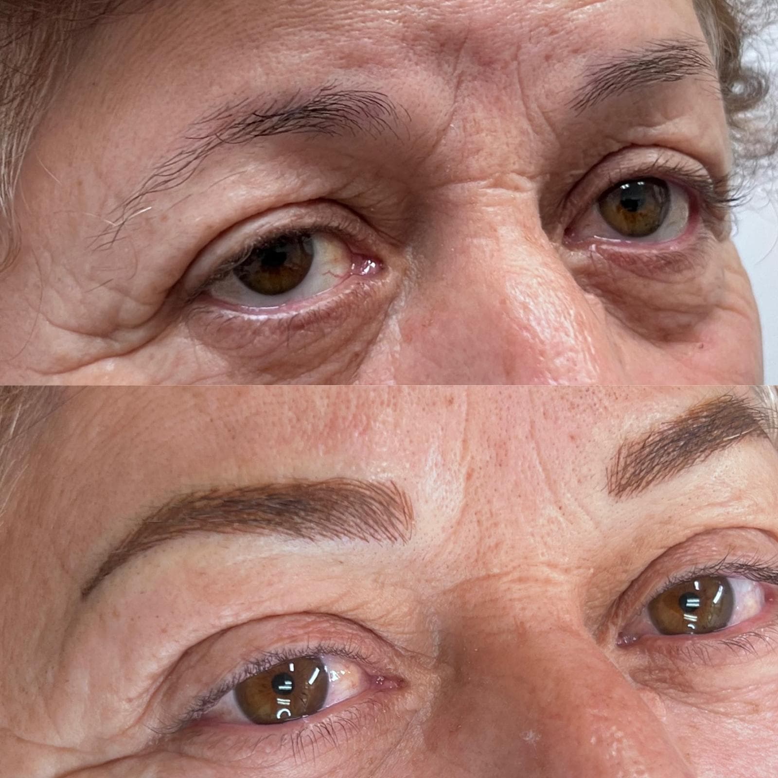 Antes y después microblading — Laura Álvarez
