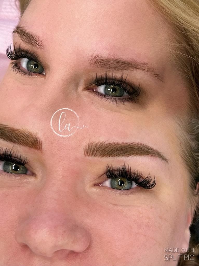 Antes y después microblading — Laura Álvarez